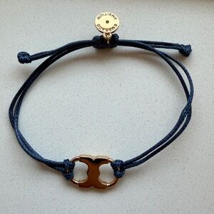 Tory Burch Navy Blue Embrace Ambition Bracelet